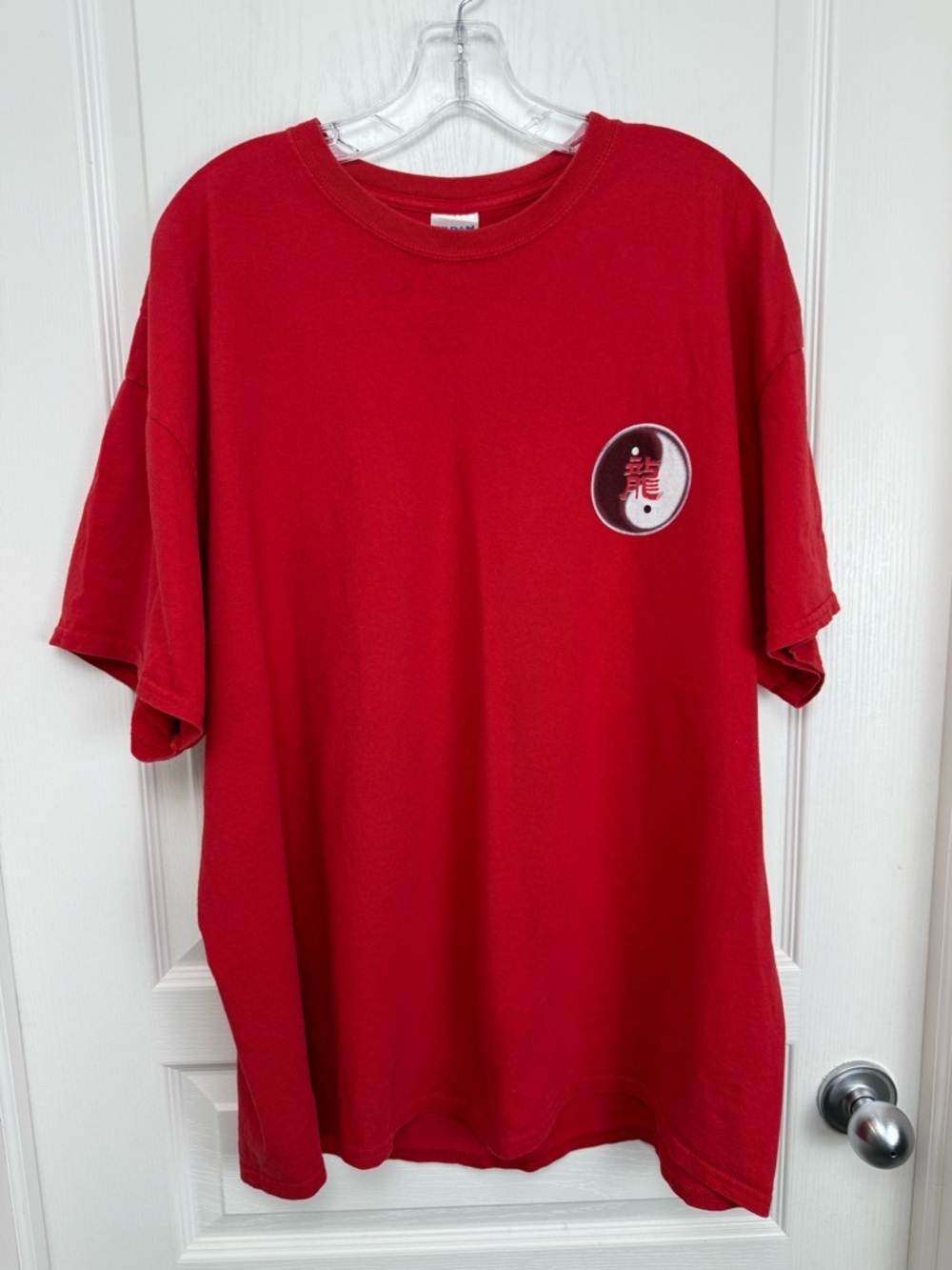 Vintage Chinatown Honolulu Hawaii T-Shirt Size 2XL Red Y2K